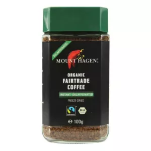 Kawa rozpuszczalna bezkofeinowa fair trade BIO 100g