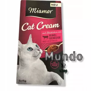 Cat Cream Smakołyk Miamor Smak Wołowina 75 g