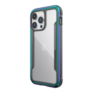 X-Doria Raptic Shield - Etui aluminiowe iPhone 14 Pro Max (Drop-Tested 3m) (Iridescent)