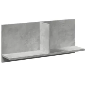 Półka ścienna, 70x16,5x30 cm, szarość betonu