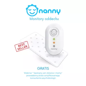 NANNY Medyczny monitor oddechu dla dzieci BM-02 + webinar