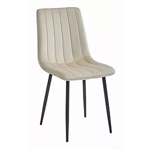 Krzesło LAVA - beż aksamit x 1