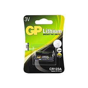 Bateria litowa 3V CR123A GP blister 1 Sztuka