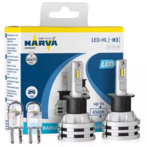 Żarówki samochodowe LED H3 NARVA 12V 24V + W5W