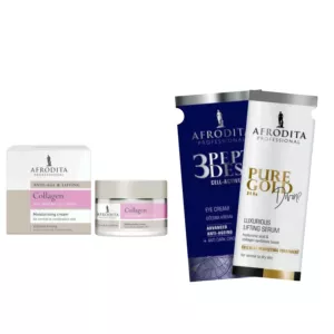 Afrodita Collagen Krem Ekstranawilżający Do Twarzy + 2 Próbki