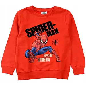 SPIDER-MAN BLUZA CHŁOPIĘCA OCIEPLANA BAWEŁNA czerwień 110/116 D036A