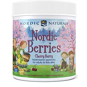 NORDIC NATURALS Nordic Berries Cherry Berry (120 żelek)