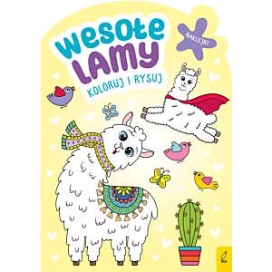 Koloruj i rysuj. Wesołe lamy