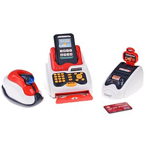 Zestaw Mini Market Kasa Skaner Czytnik kart zestaw do sklepu ZA4636