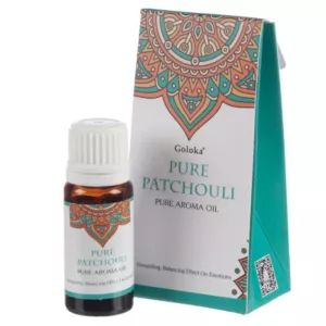 Olejek zapachowy  aromatyczny 'Goloka Pure Patchouli' Paczula 10ml
