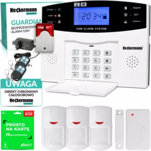Alarm GSM Heckermann Guardian I Tuya BOX + 2xPIR
