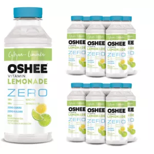 12x OSHEE ZERO Vitamin Lemonade cytryna limonka 555 ml