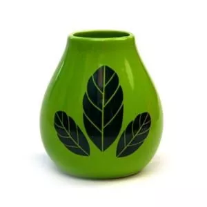 MATERO CERAMICZNE LUKA GREEN 350 ml - ORGANIC MATE GREEN