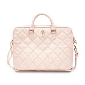 Guess Quilted 4G Computer Bag - Torba na notebooka 15" / 16" (różowy)