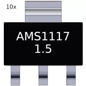 10x AMS1117-1.5V stabilizator napięcia 1A 1.5V
