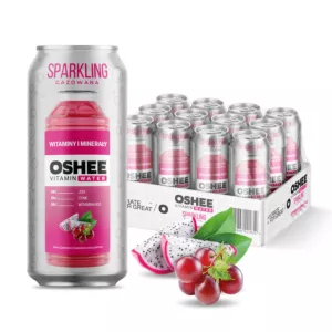 12x OSHEE Vitamin Water Sparkling witaminy i minerały 500 ml