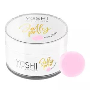 YOSHI Żel budujący do paznokci Jelly PRO - Milky Pinky - 15ml