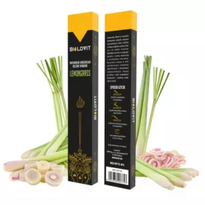 Naturalne kadzidełka zapachowe Lemongrass - 40 g Bilovit