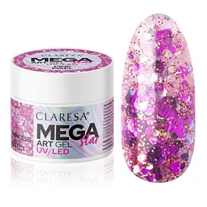 Claresa żel do zdobień MEGASTAR PINK PIXEL - 10g