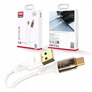 XO kabel ładowanie USB - microUSB 1,0 m 2,4A