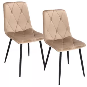2 x Krzesło PIADO beżowe (zestaw nogi + śruby)