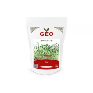 Chia - nasiona na kiełki GEO, certyfikowane, DUŻE OPAKOWANIE, 300g, Bavicchi