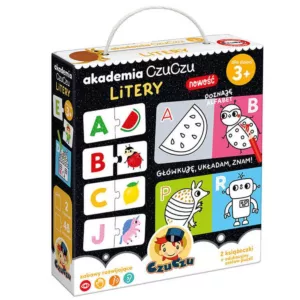 Akademia CzuCzu Litery książeczki+puzzle ZA4153