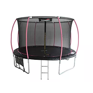 Trampolina LEAN Sport Max 12ft Czarno-Różowa