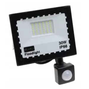 halogen naświetlacz LED SMD 30w 6500K z czujnikiem ruchu zewnętrzny IP66