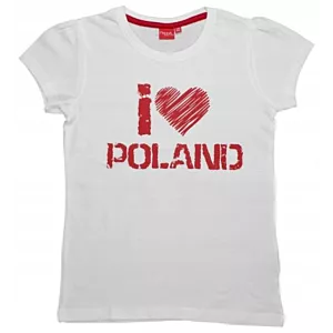 T-SHIRT koszulka kibica POLSKA serce 122/128 R067A