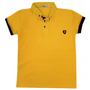 POLO POLÓWKA koszulka T-SHIRT żółty 13/14 H308C
