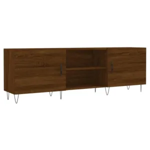 Szafka TV, brązowy dąb, 150x30x50 cm, materiał drewnopochodny