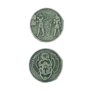 Egipska Srebrna Metalowa Moneta 1 szt