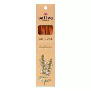 Kadzidełka SATTVA INCENSE WHITE SAGE - Biała Szałwia 30 g