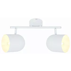 AZURO LAMPA SUFITOWA LISTWA 2X40W E27 BIAŁY