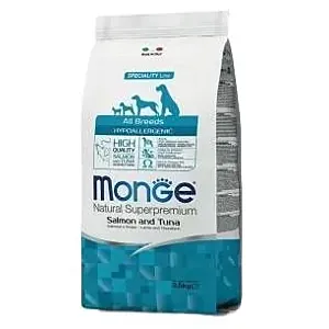 Monge Specjality Line Hypoallergenic  Łosoś z tuńczykiem 12kg