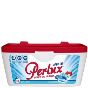 Perlux Multicaps White perły do prania białego 10 sztuk