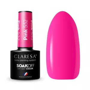 CLARESA Lakier hybrydowy PINK 532 - 5g