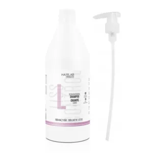 SALERM HAIRLAB Szampon prostujący do włosów LISS CONTROL STRAIGHTENING - 1200ml + POMPKA