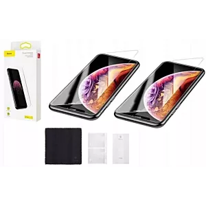 2x Szkło Hartowane Baseus 9H iPhone Xr 11 Zestaw