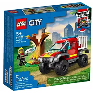 60393 - LEGO City - Wóz strażacki 4x4 - misja ratunkowa