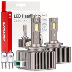 Żarówki ksenon LED D3S 6500K Xenon Canbus + W5W