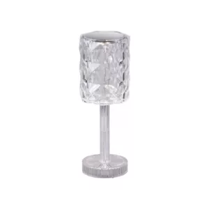 lampa stołowa kryształowa LED 1,5W 26cm akumulatorowa z trzema trybami świetlnymi 782718