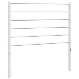 Metalowe wezgłowie, białe, 80 cm