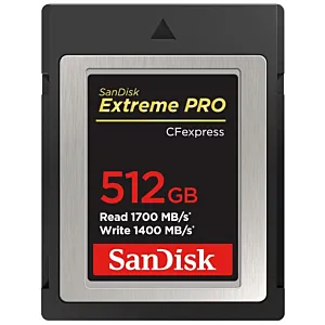 KARTA SANDISK EXTREME PRO CFexpress 512GB (1700/1400 MB/s)