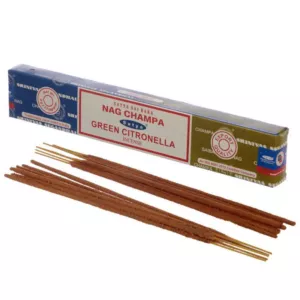 Kadzidełka Satya Nag Champa & Zielona Citronella