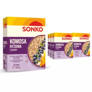6x SONKO Quinoa Komosa ryżowa 3 kolory 2x100g