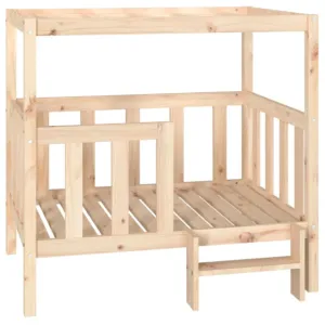 Legowisko dla psa, 105,5x83,5x100 cm, lite drewno sosnowe