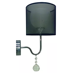 BRAVA LAMPA KINKIET D-22 1X60W E27 CZARNY