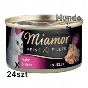 Miamor Feine Filets Kurczak i Ryż w galaretką 100 g 24 szt